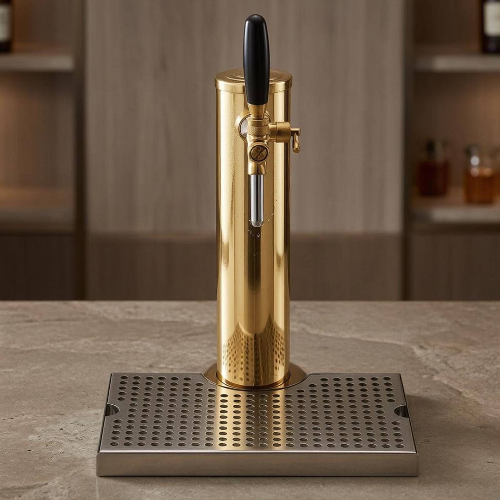 Wine Beer And - Stainless Steel Beer Tap Dispenser Polished