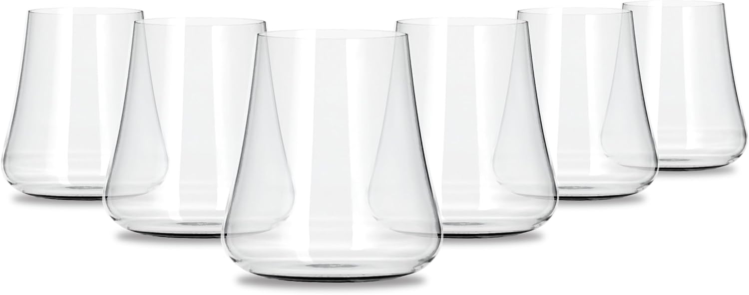 Wine Beer Images - Stemless Crystal Wine Glasses Set of