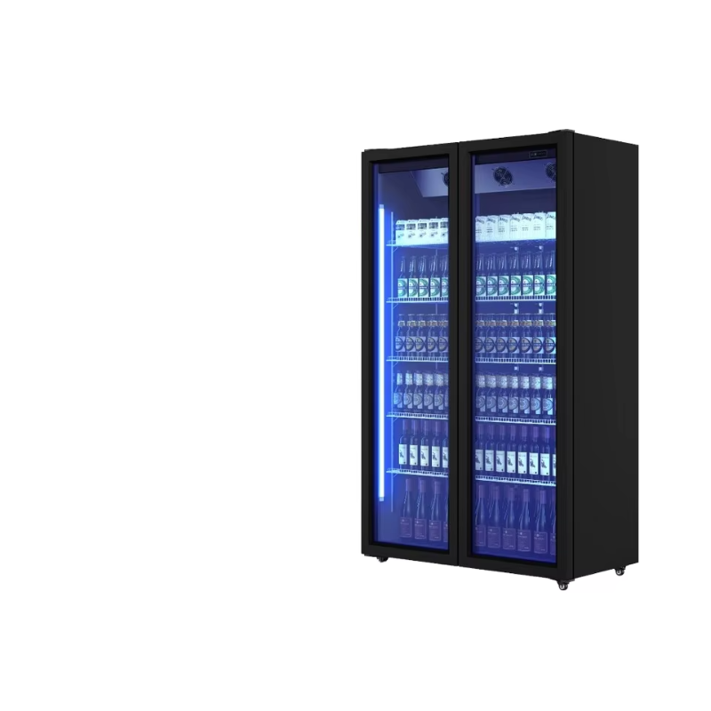Wine Beer Supermarket - Supermarket Display Beverage Cabinet Large Capacity