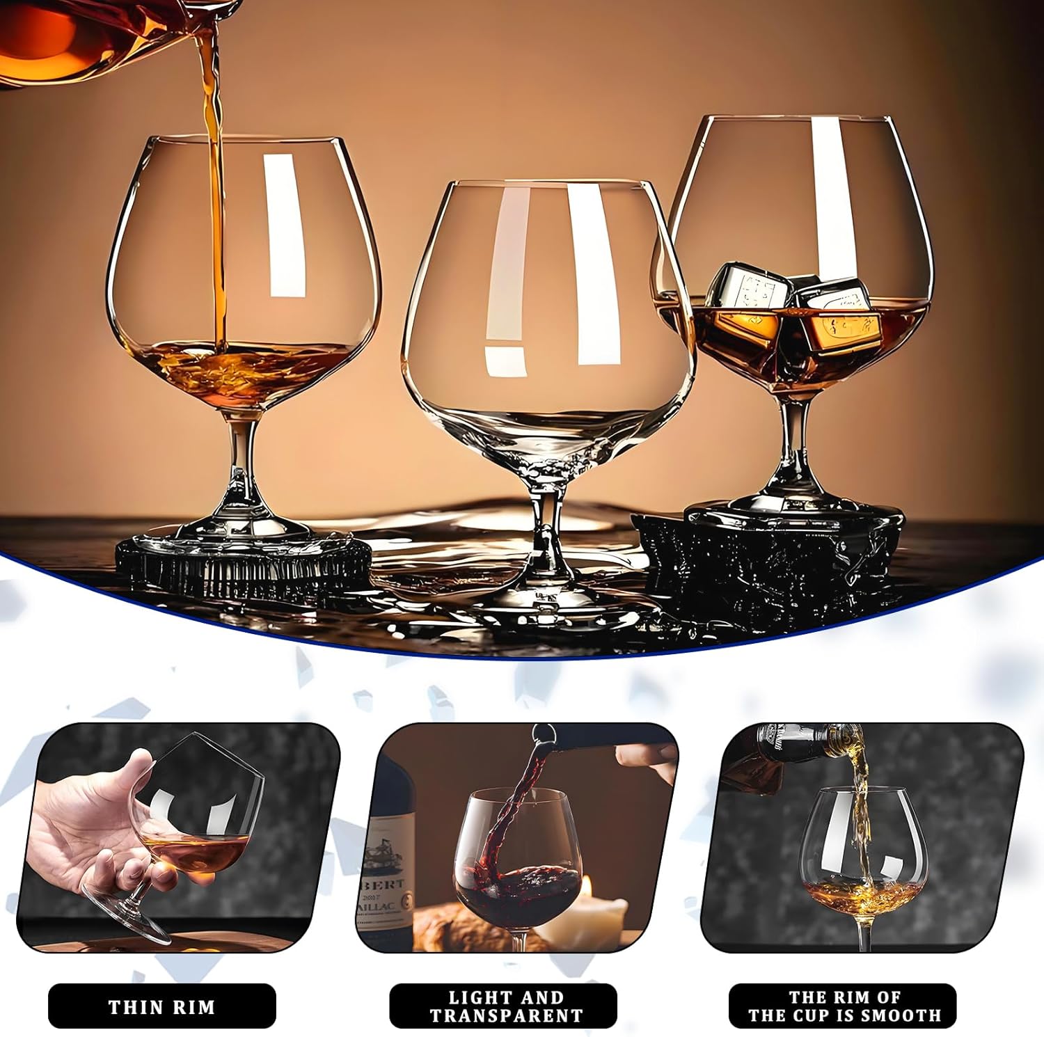 Cognac Glasses Set of 2 - 11.5 - Wine Beer Images incelemesi ve fiyatı