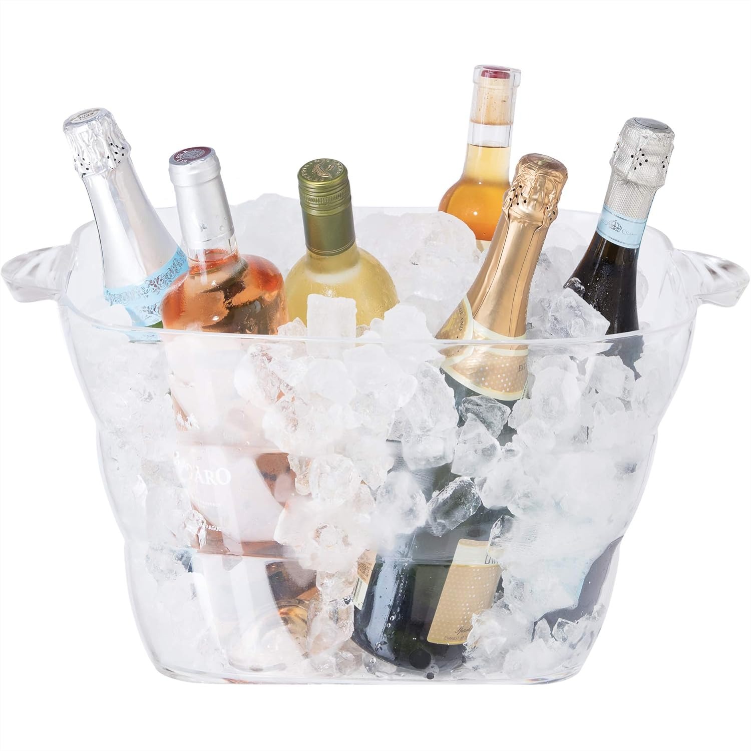 Clear Acrylic Party Tub with H - Wine Beer Images incelemesi ve fiyatı