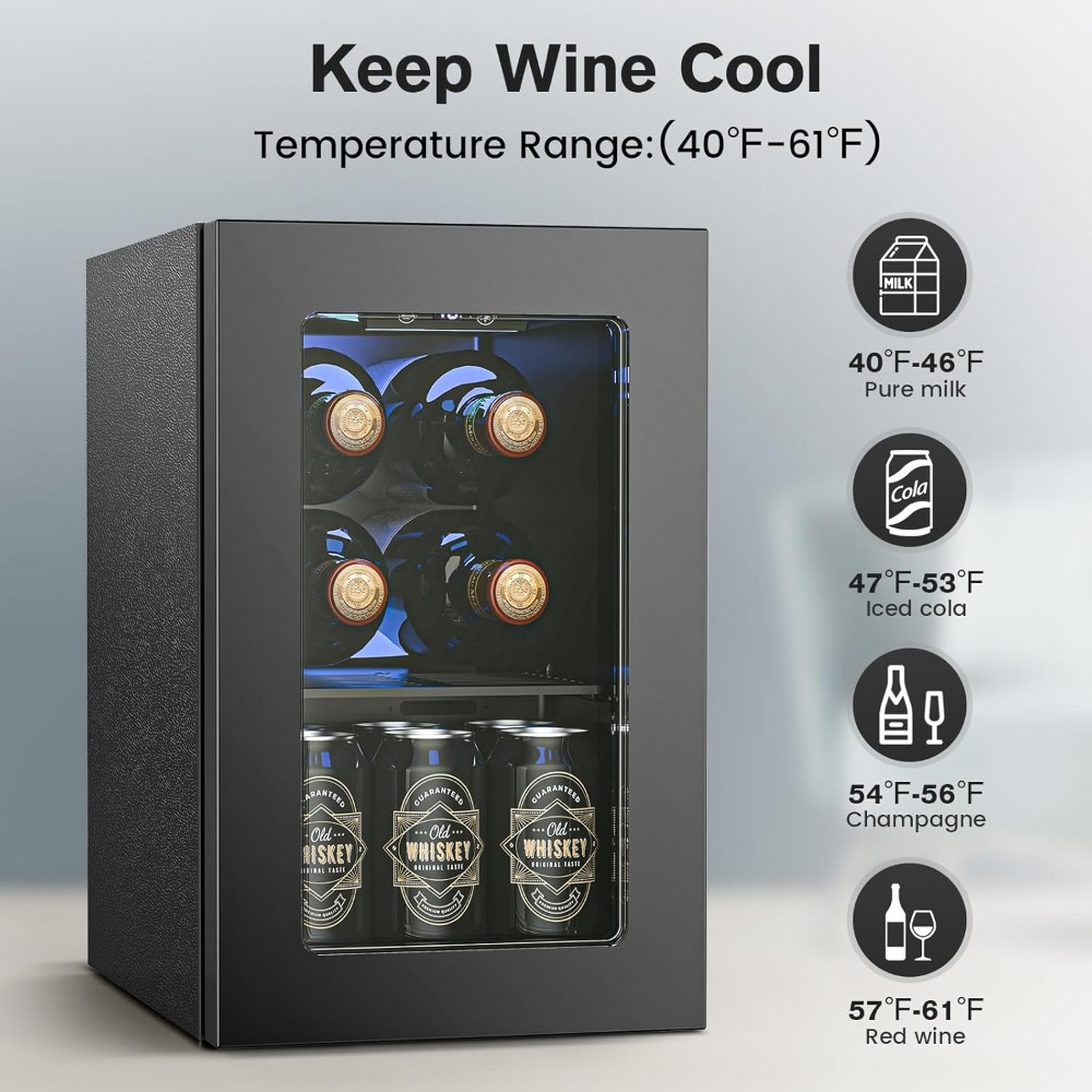 24 Can Wine Fridge Freestandin - Wine Beer Images incelemesi ve fiyatı