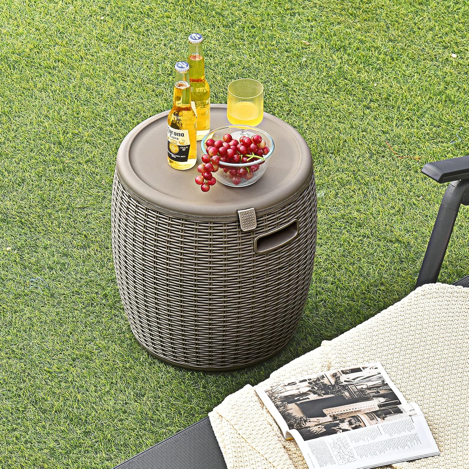 9.5 Gallon Wicker Ice Cooler,  - Wine Beer Images incelemesi ve fiyatı