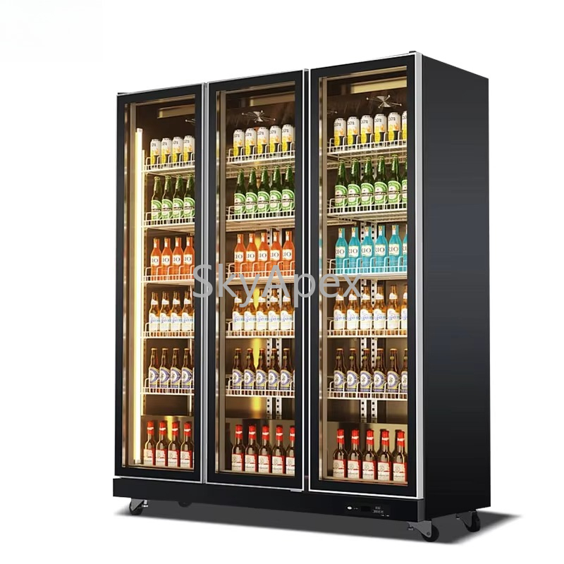 Factory Made 3 Door Vertical D - Wine Beer Supermarket incelemesi ve fiyatı