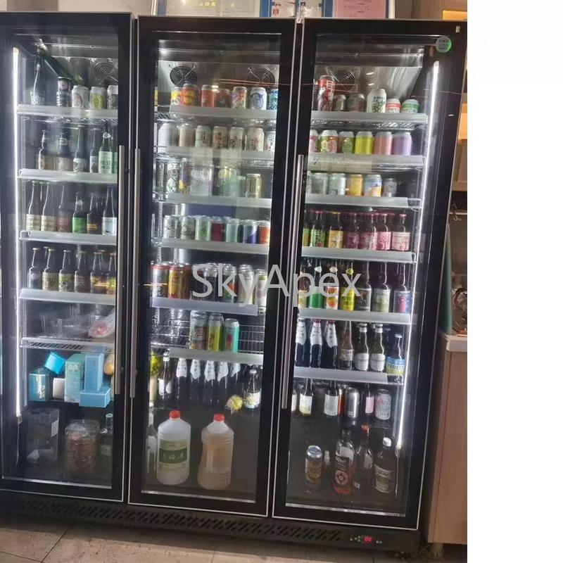 Factory Made 3 Door Vertical D - Wine Beer Supermarket incelemesi ve fiyatı