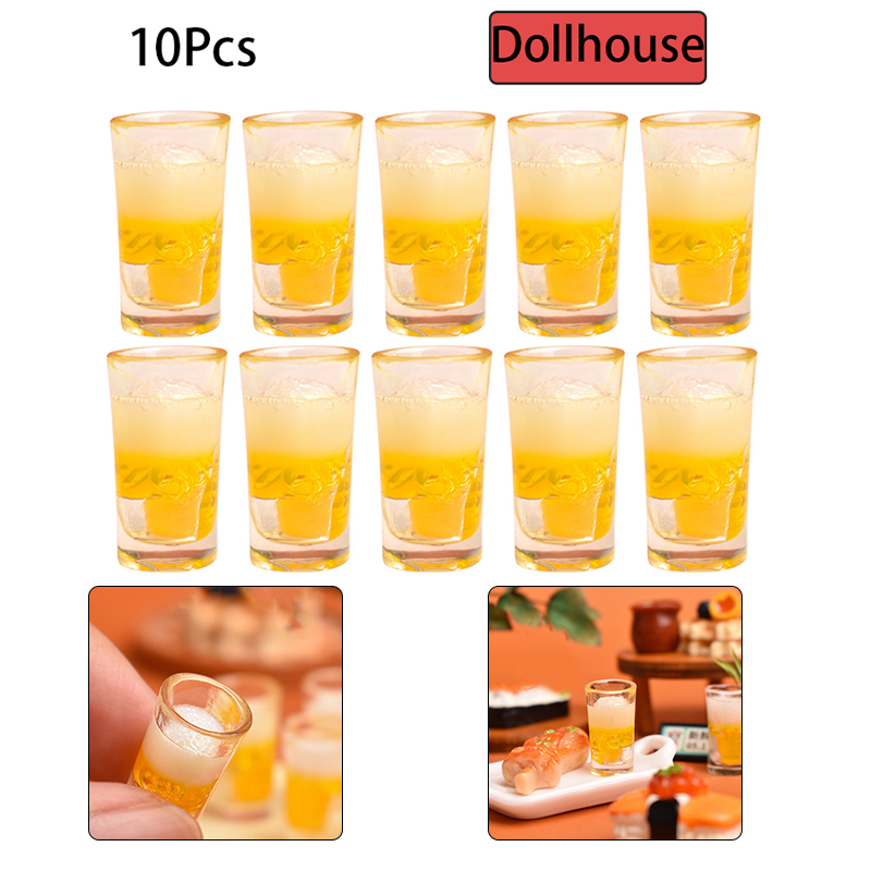 10pcs Miniature Toy Kitchen Be - Wine Beer And incelemesi ve fiyatı
