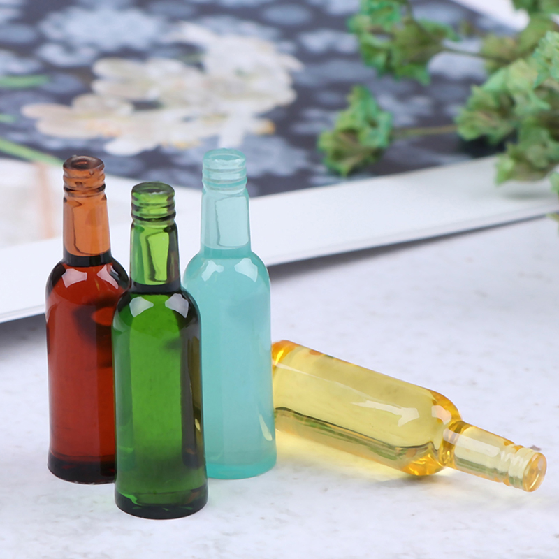 6pcs 1:12 Dollhouse Miniature  - Wine Beer And incelemesi ve fiyatı
