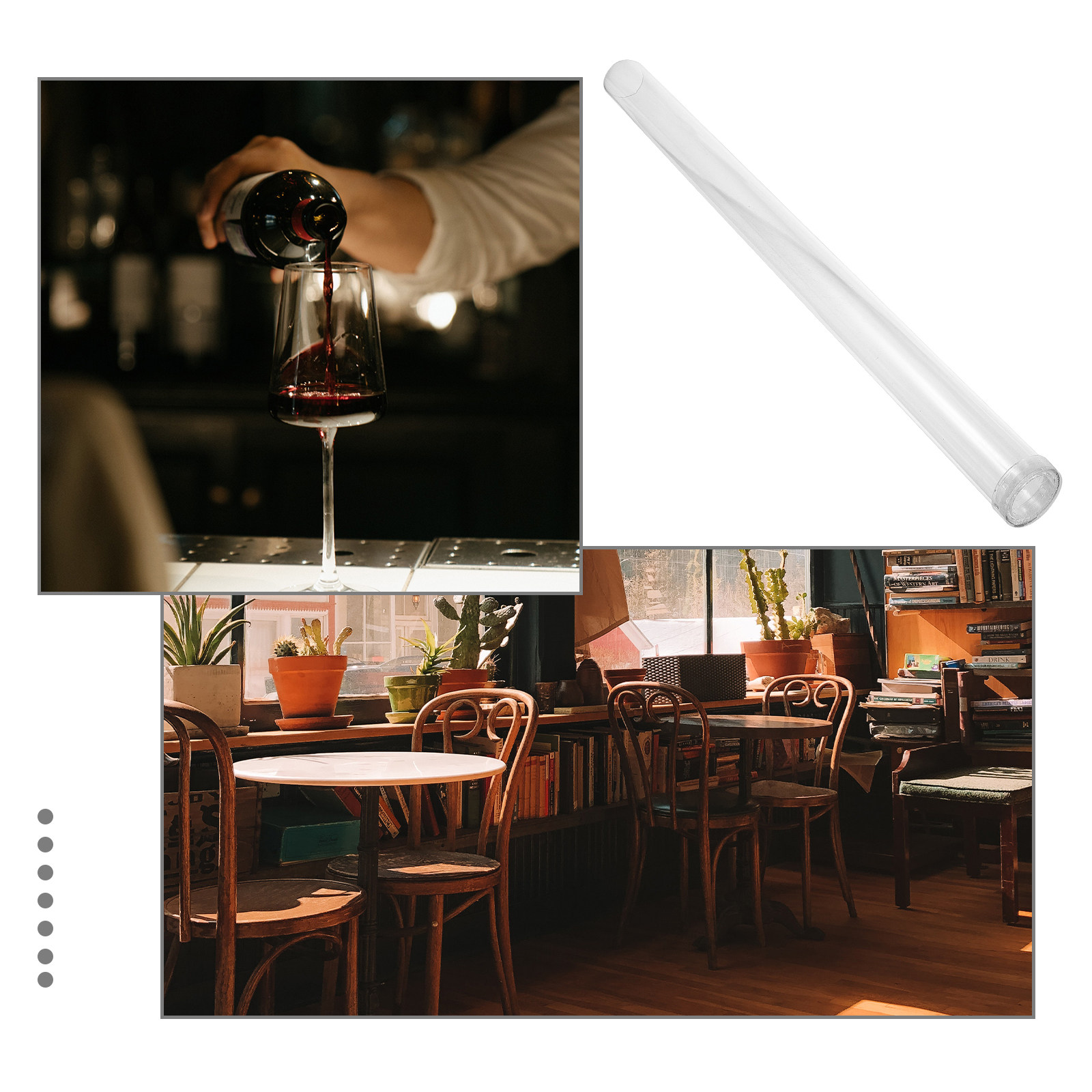 Reusable Ice Column Tube Plast - Wine Beer Whiskey Youtube incelemesi ve fiyatı