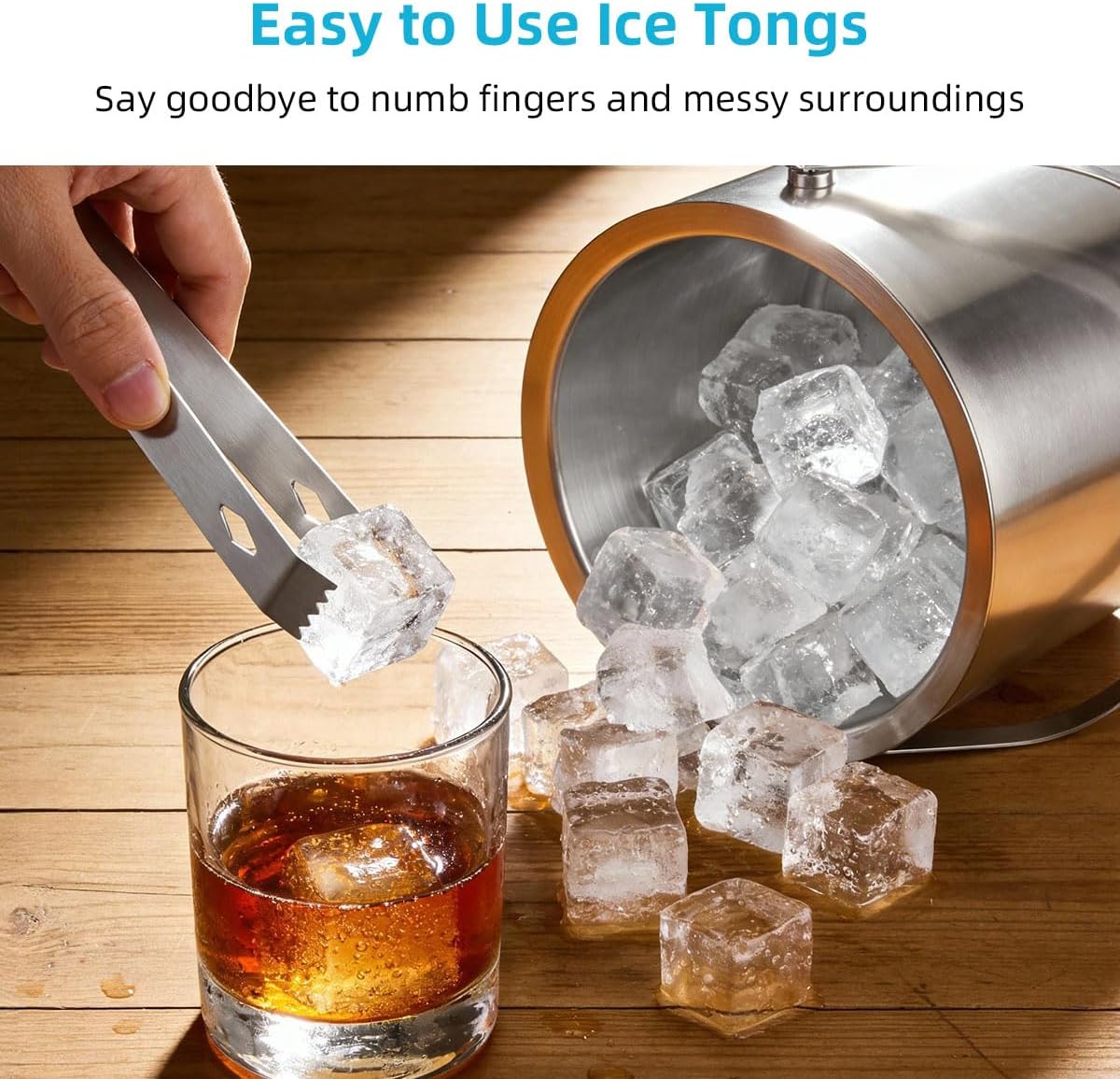 Stainless Steel Ice Bucket - 3 - Wine Beer Images incelemesi ve fiyatı