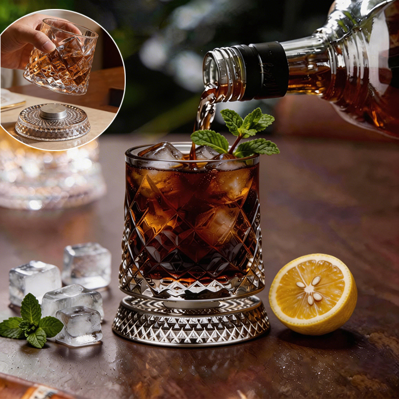 280ml Rotate Whiskey Glasses w - Wine Beer Whiskey incelemesi ve fiyatı