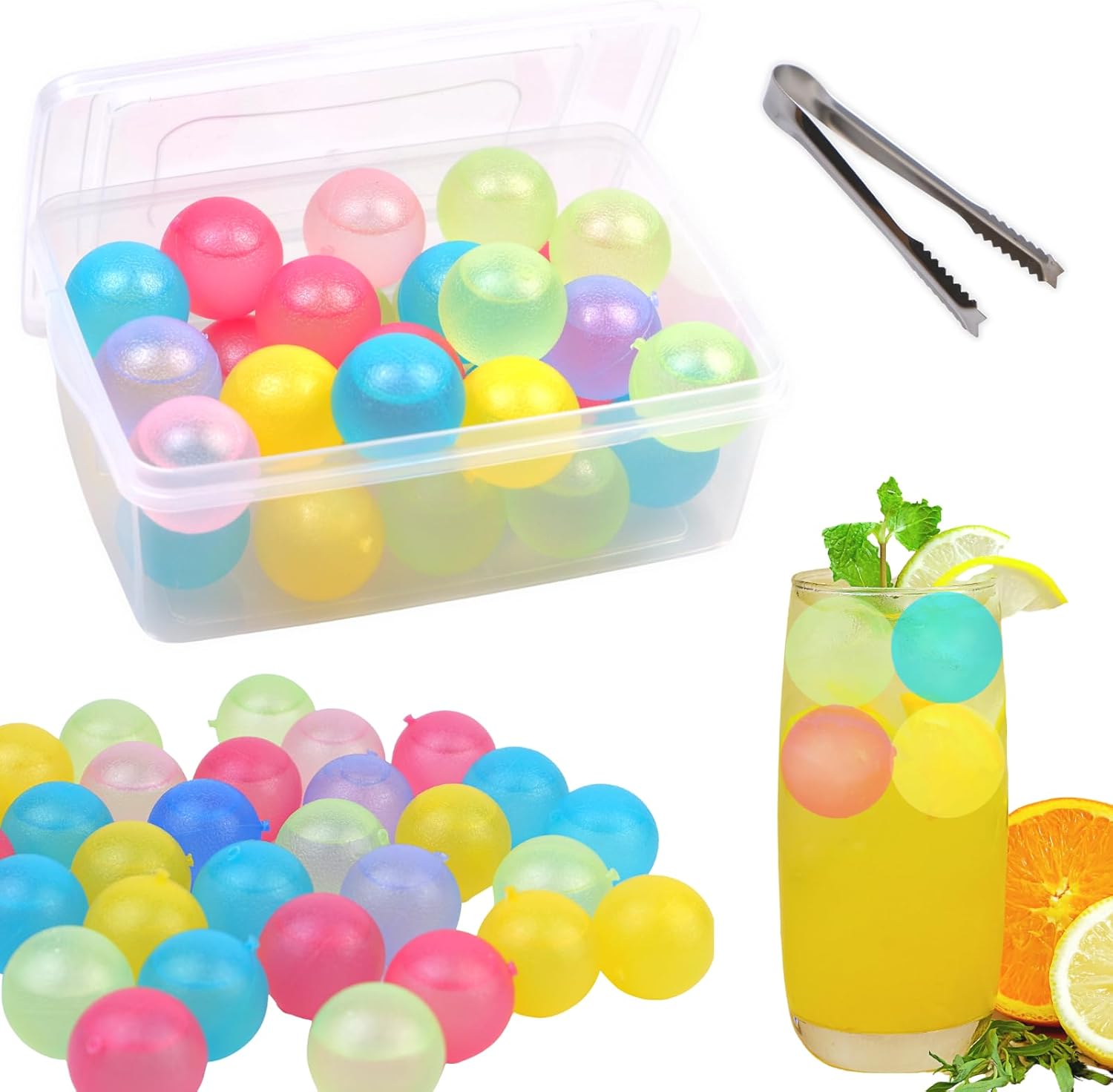 24 Pack Reusable Ice Cubes wit - Wine Beer Images incelemesi ve fiyatı