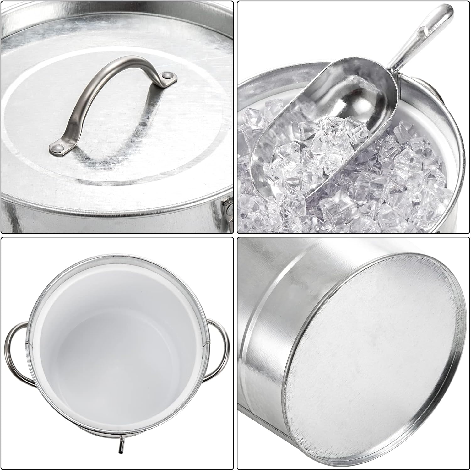 Insulated Ice Bucket with Lid  - Wine Beer Images incelemesi ve fiyatı