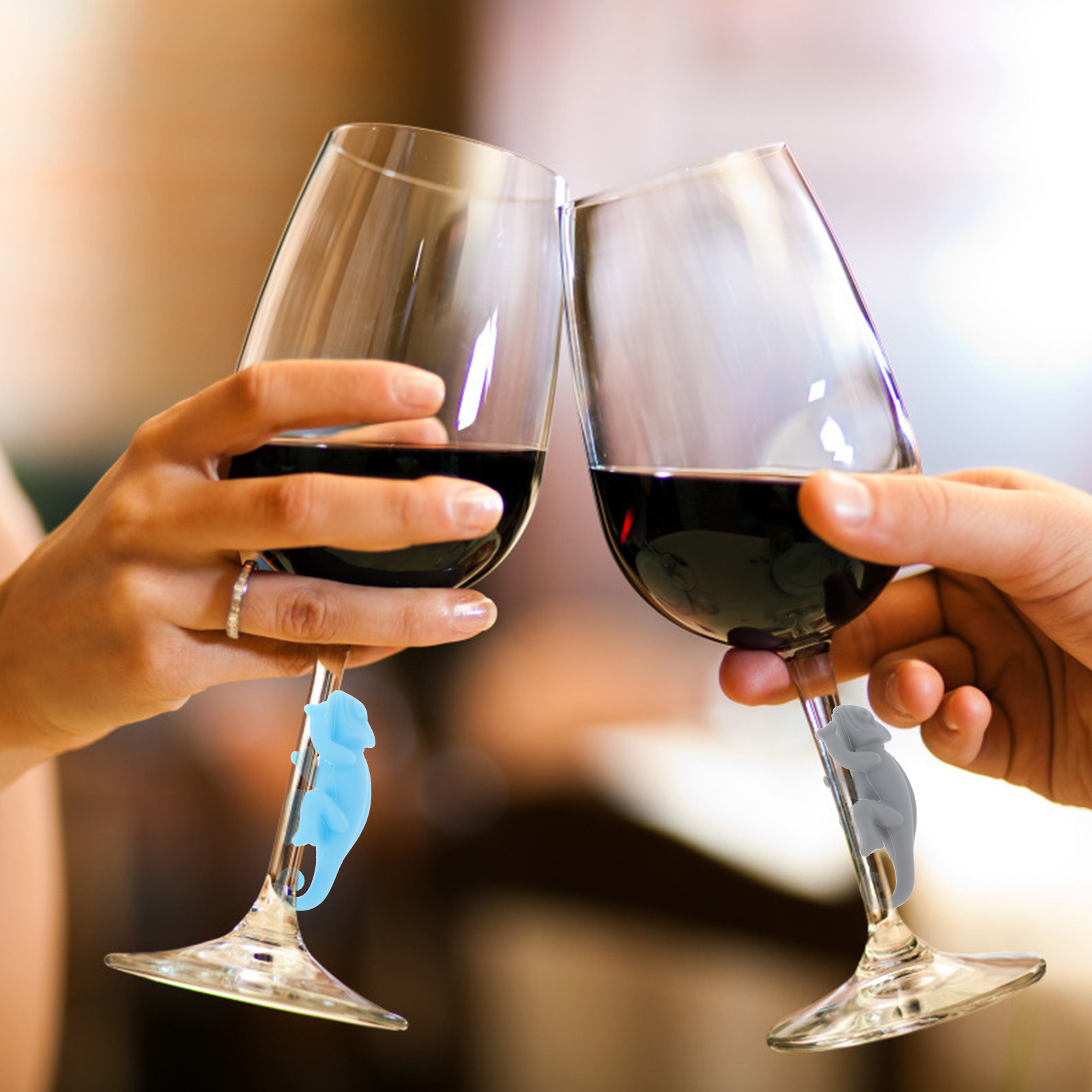 6Pcs Adorable Animal Shape Win - Wine Beer Whiskey incelemesi ve fiyatı