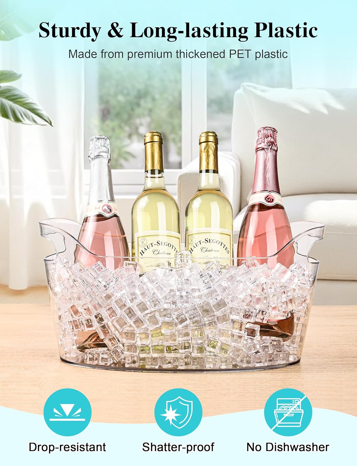 7L Ice Buckets for Parties, 2- - Wine Beer Images incelemesi ve fiyatı