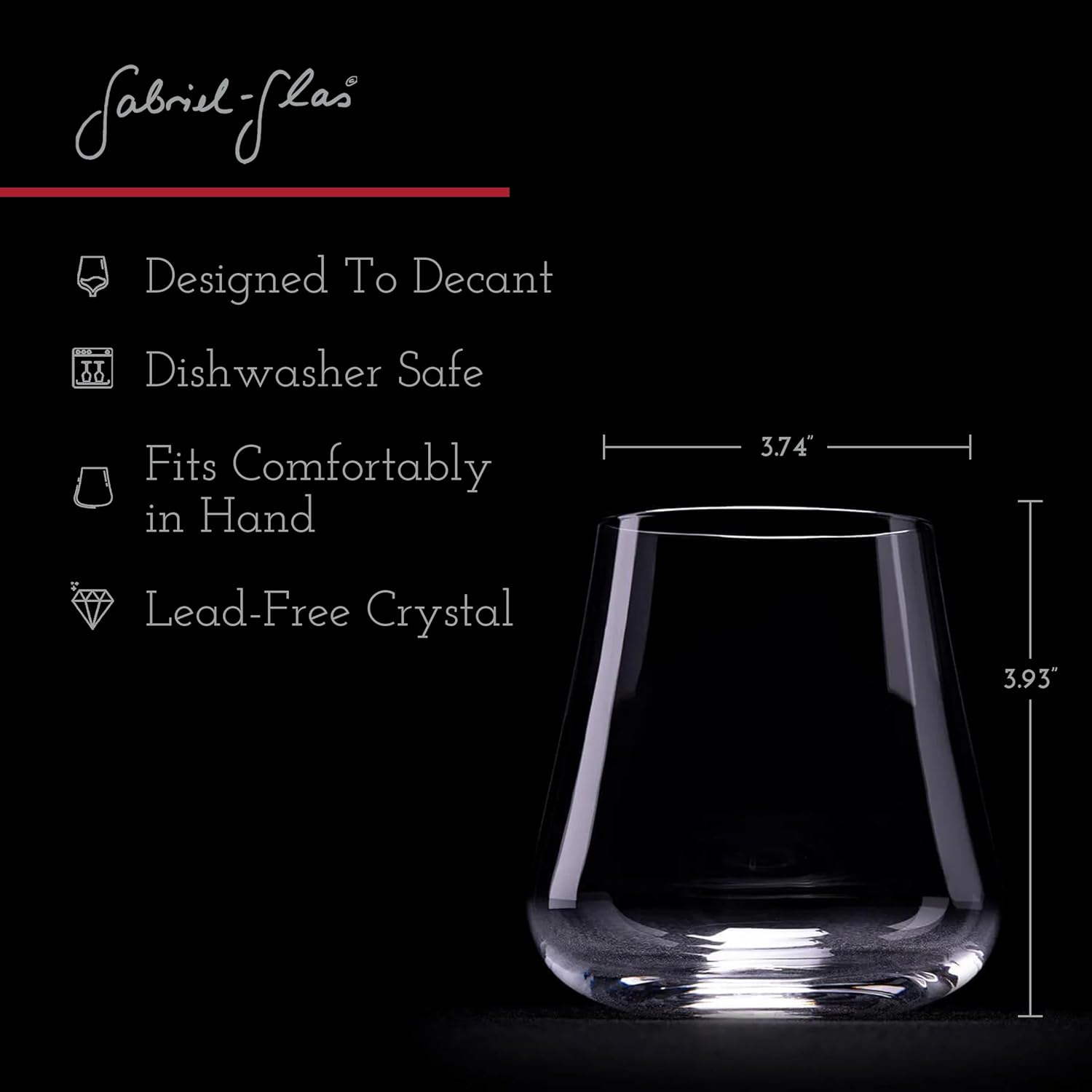 Stemless Crystal Wine Glasses  - Wine Beer Whiskey incelemesi ve fiyatı