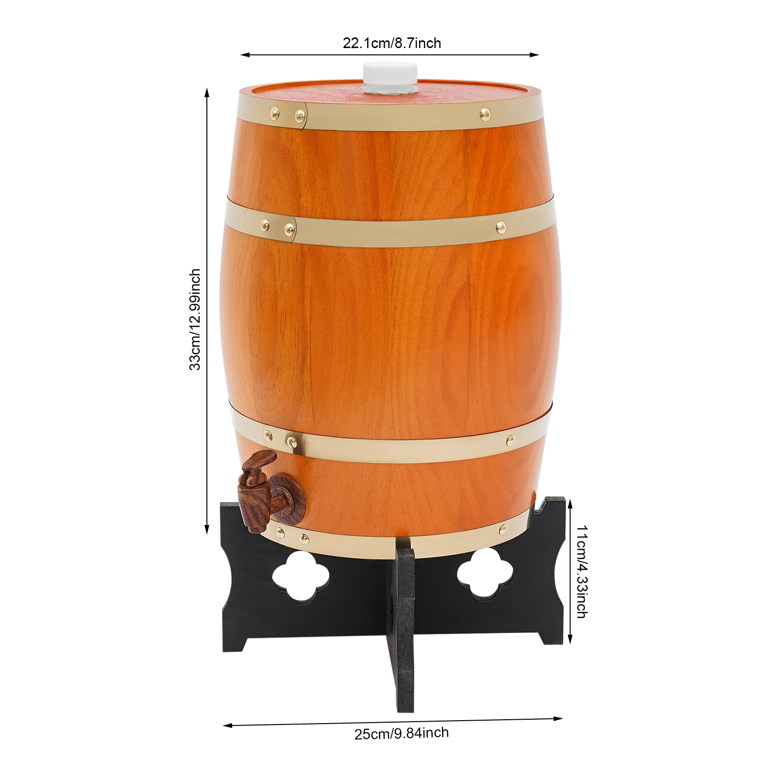 Beige-yellow Wine Barrel, Vert - Wine Beer Whiskey incelemesi ve fiyatı