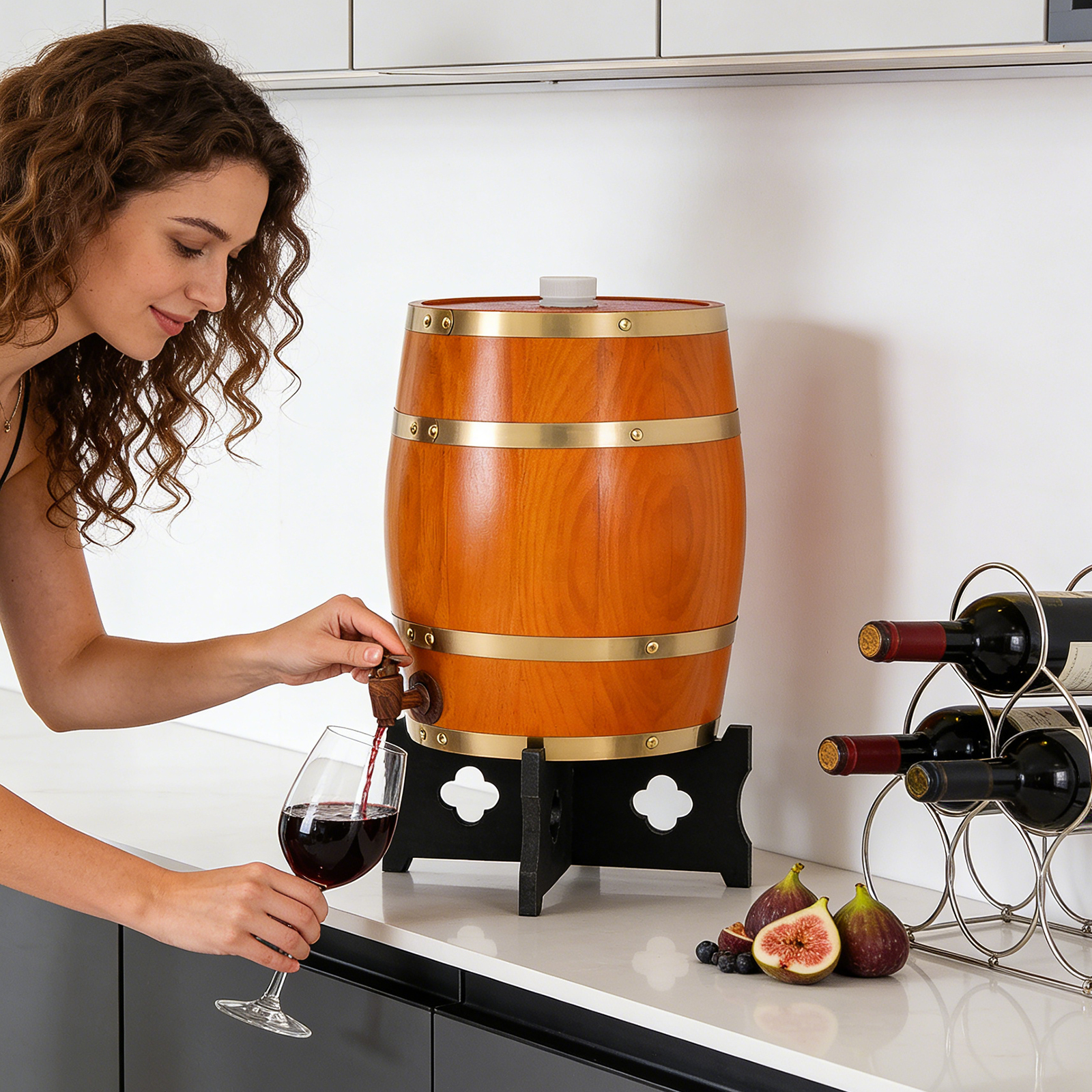 Beige-yellow Wine Barrel, Vert - Wine Beer Whiskey incelemesi ve fiyatı