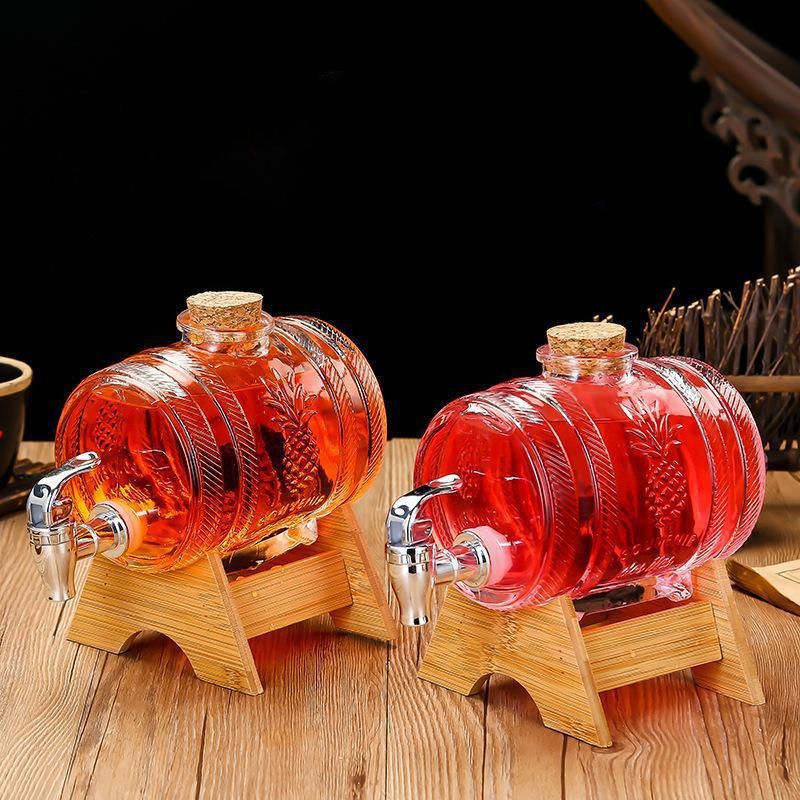 1L Glass Whiskey Barrel Wine B - Wine Beer Whiskey incelemesi ve fiyatı