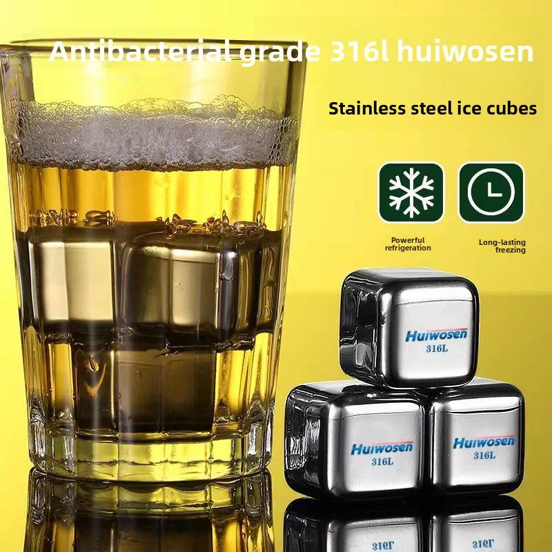 316 Stainless Steel Ice Cube R - Wine Beer Whiskey incelemesi ve fiyatı