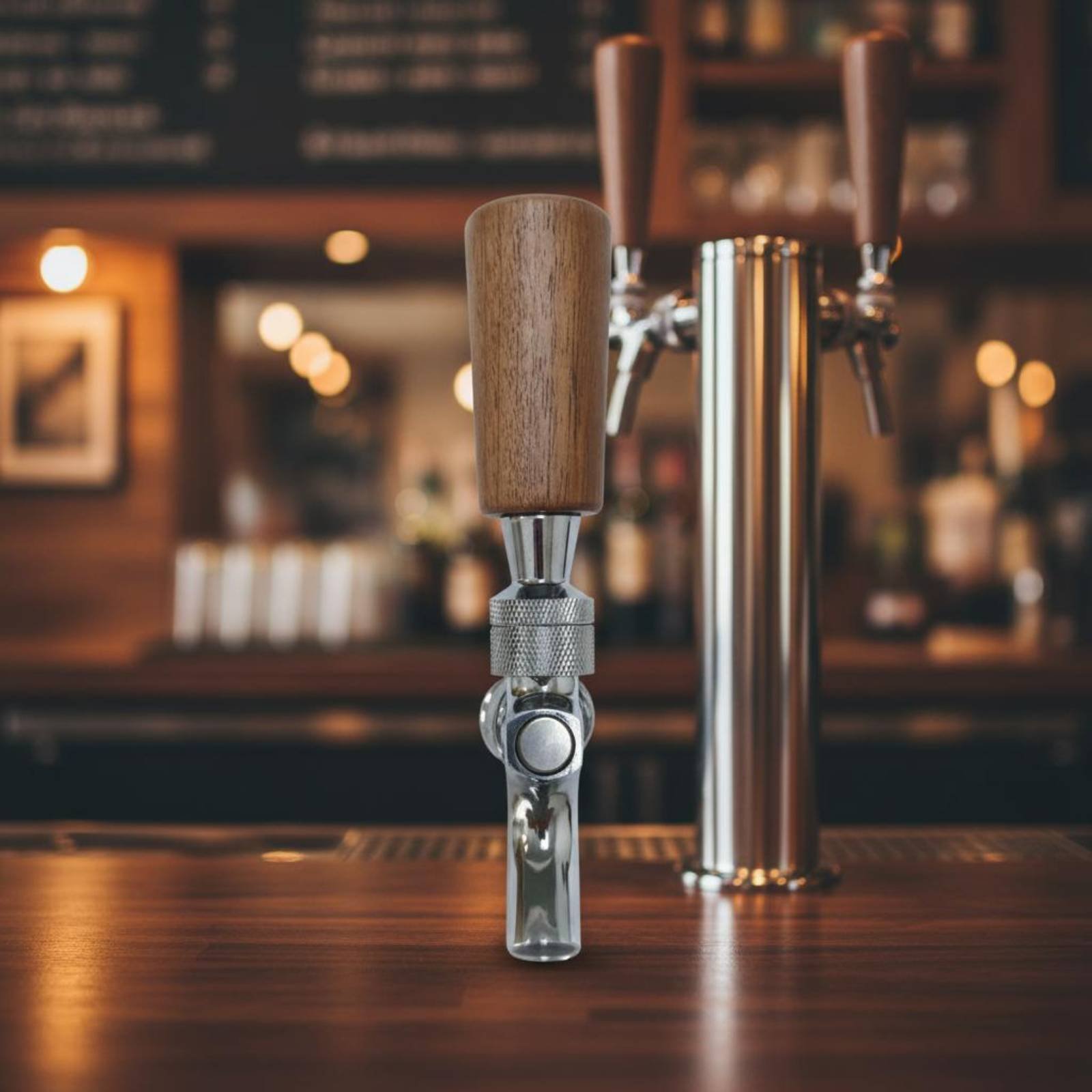 Short Wooden Beer Handle Solid - Wine Beer And incelemesi ve fiyatı