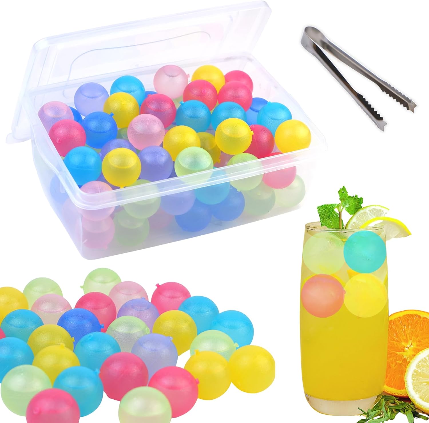 60 Pack Reusable Ice Cubes Rou - Wine Beer Images incelemesi ve fiyatı