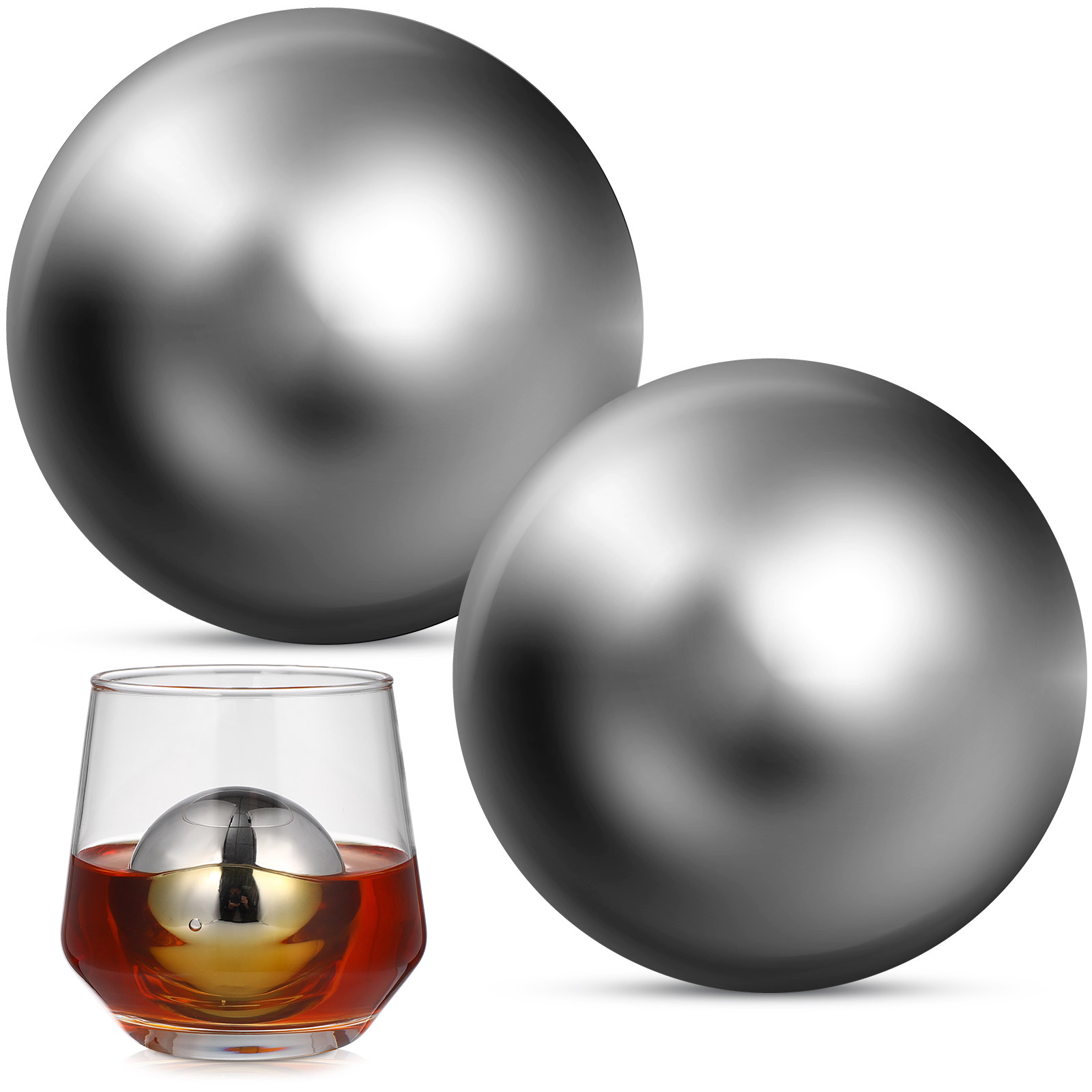 2Pcs Stainless Steel Whiskey S - Wine Beer Whiskey incelemesi ve fiyatı