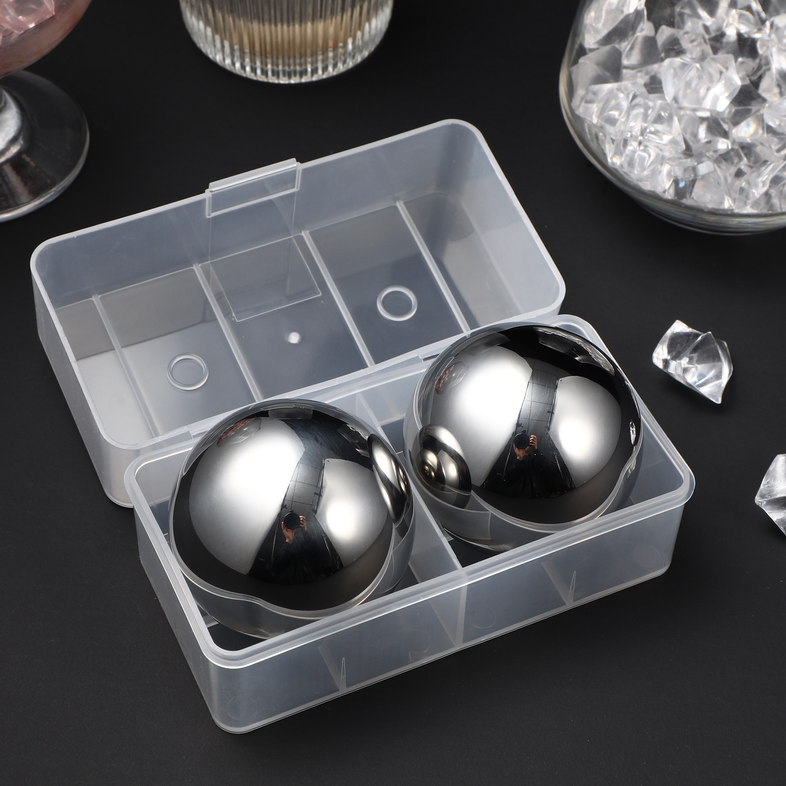 2Pcs Stainless Steel Whiskey S - Wine Beer Whiskey incelemesi ve fiyatı